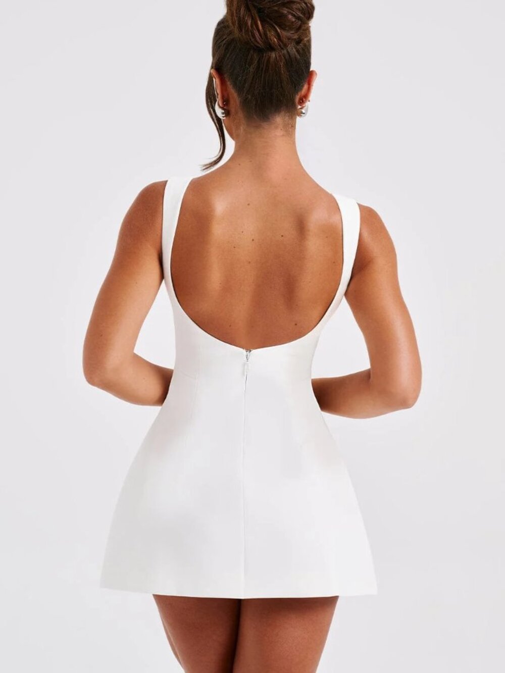 BABYBOO- ALANA MINI DRESS - IVORY - XS - Picture 3 of 12